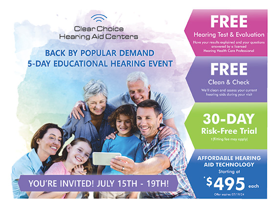 Limited Time Offer - Clear Choice Hearing Aid Centers